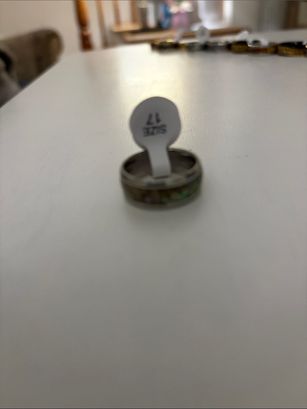 Inlay Shell Band Ring - Multicolor